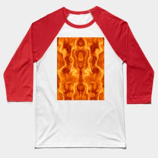 FIRE Abstract Baseball T-Shirt